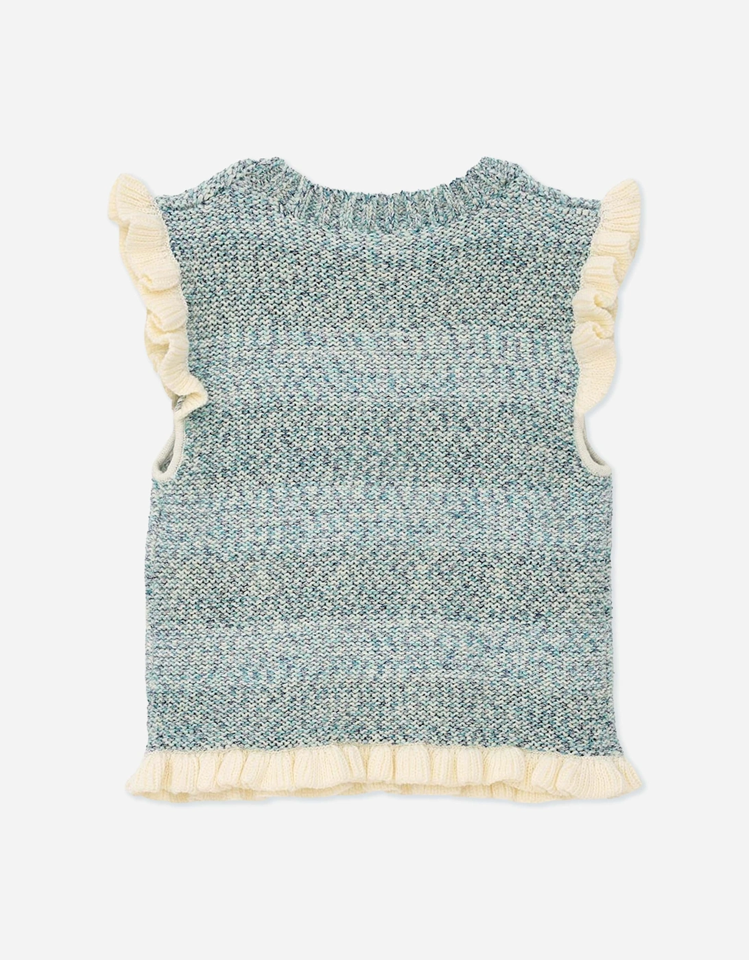 Zimmermann Girls Patience Knit Top in Blue