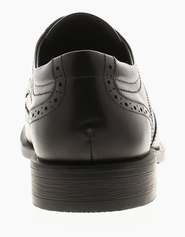 Business Class Mens Shoes Smart Lance Leather black UK Size