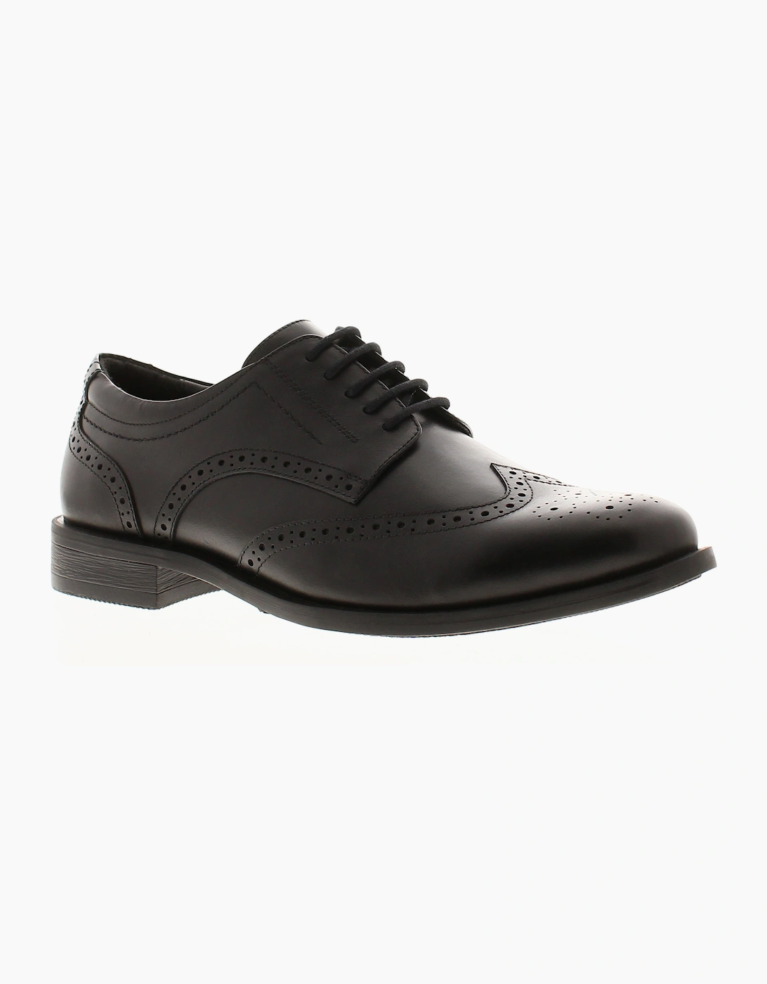 Business Class Mens Shoes Smart Lance Leather black UK Size, 6 of 5