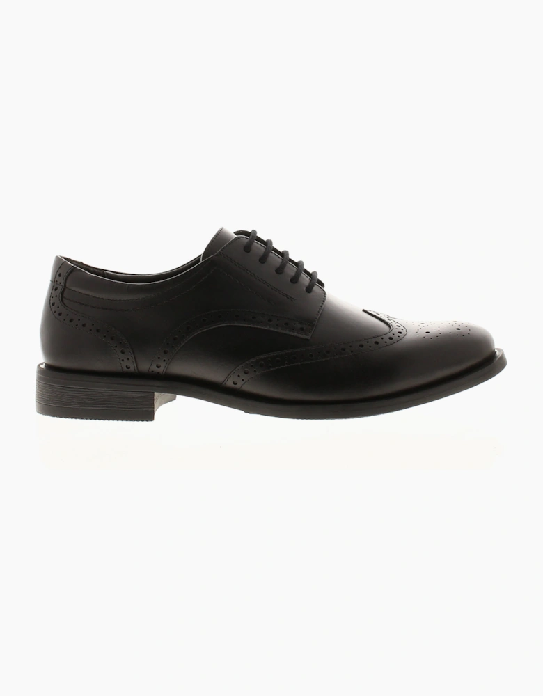 Business Class Mens Shoes Smart Lance Leather black UK Size