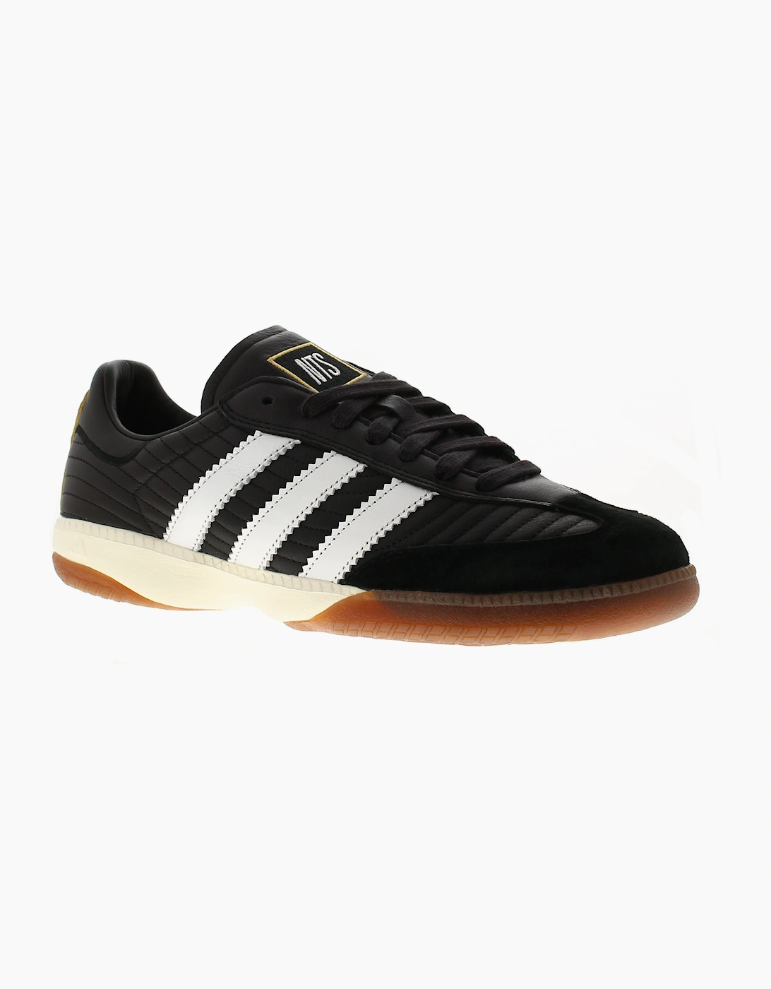 Adidas Originals Mens Trainers Samba Nts Leather Lace Up black white UK Size