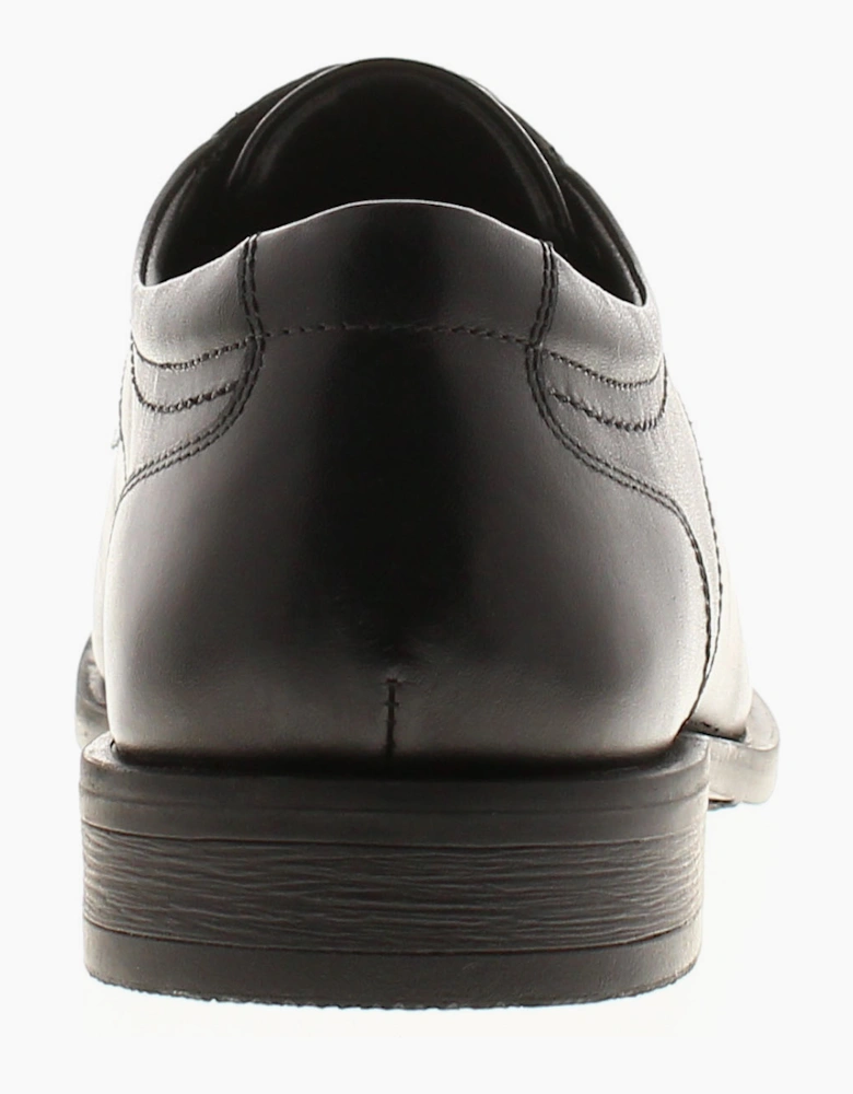 Business Class Mens Shoes Smart Bruce Leather black UK Size