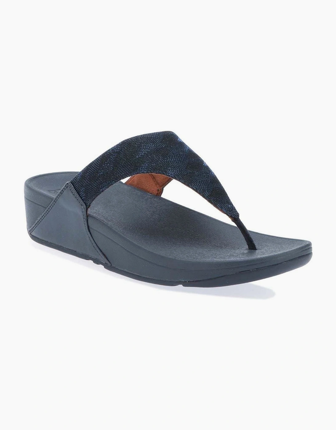 Lulu Glitz Toe Post Sandals