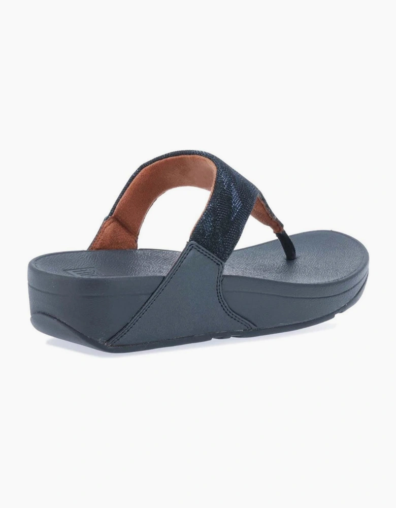 Lulu Glitz Toe Post Sandals