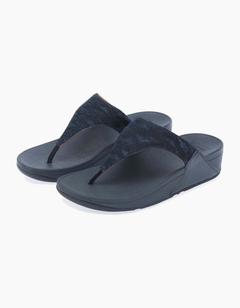 Lulu Glitz Toe Post Sandals