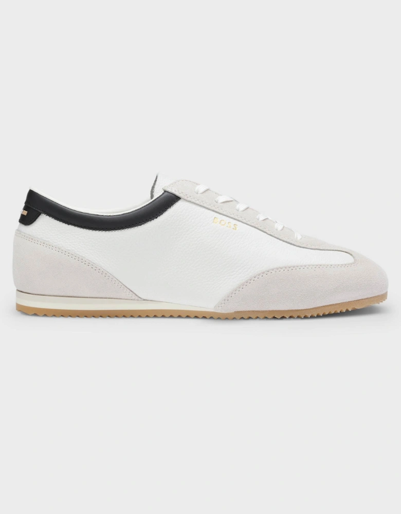 BOSS Orange Lineor Low Profile Mens Trainers - Open White 121