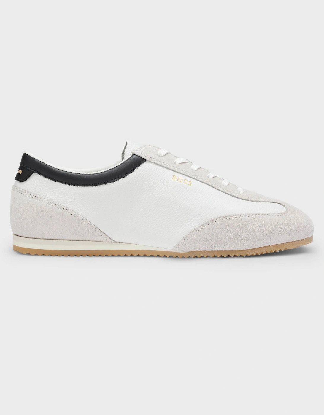 BOSS Orange Lineor Low Profile Mens Trainers - Open White 121