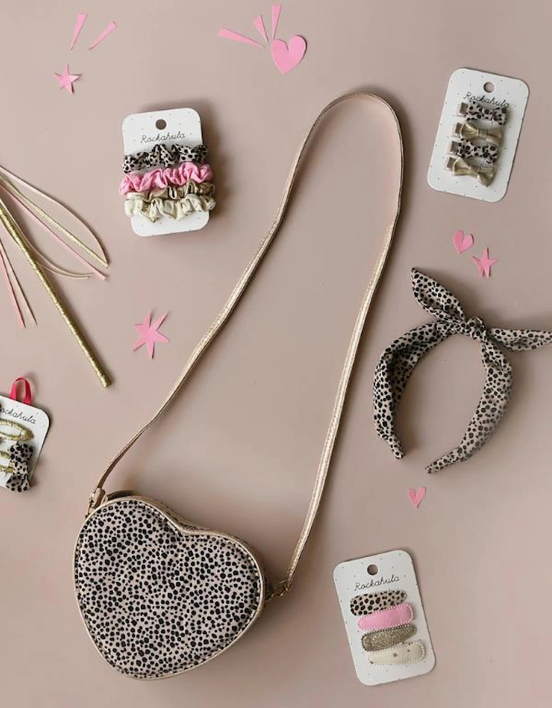 LOVE HEART LEOPARD BAG, 2 of 1