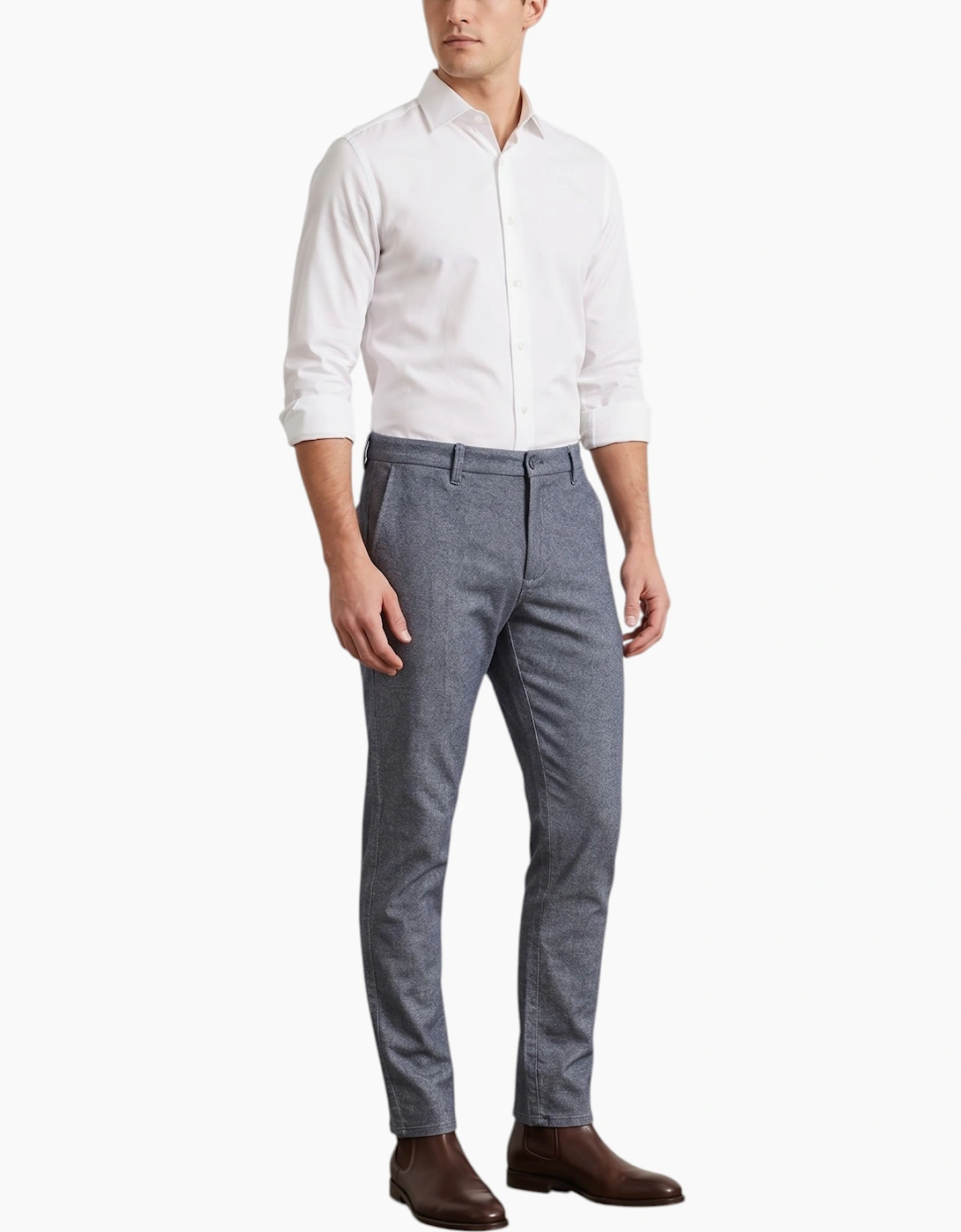 ARMANI JEANS 6X6P15 Mens Chino Trousers Slim Fit