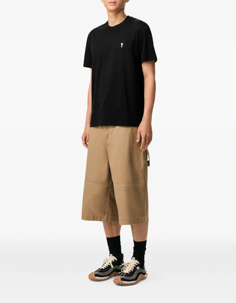 Ami De Coeur Contrast Black T-Shirt