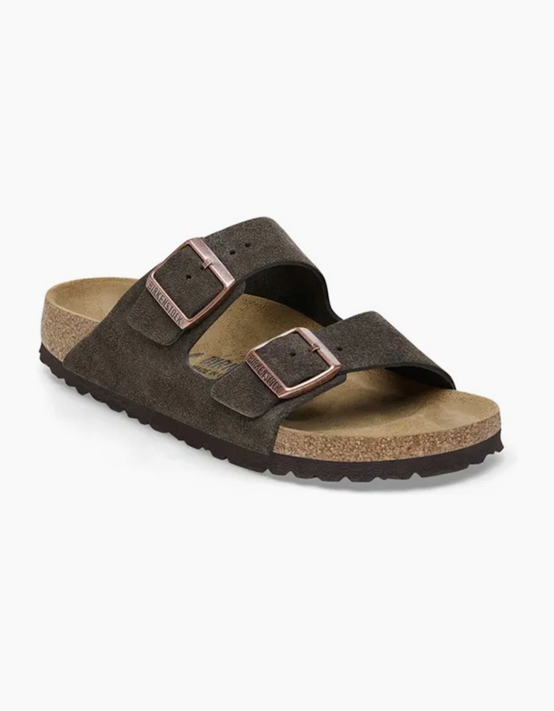 BIRKENSTOCK ARIZONA SUEDE SANDALS MOCHA