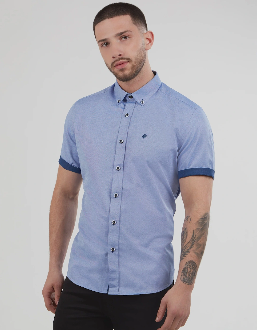Mish Mash Summit Short Sleeve Shirt - Chambray Blue, 2 of 1