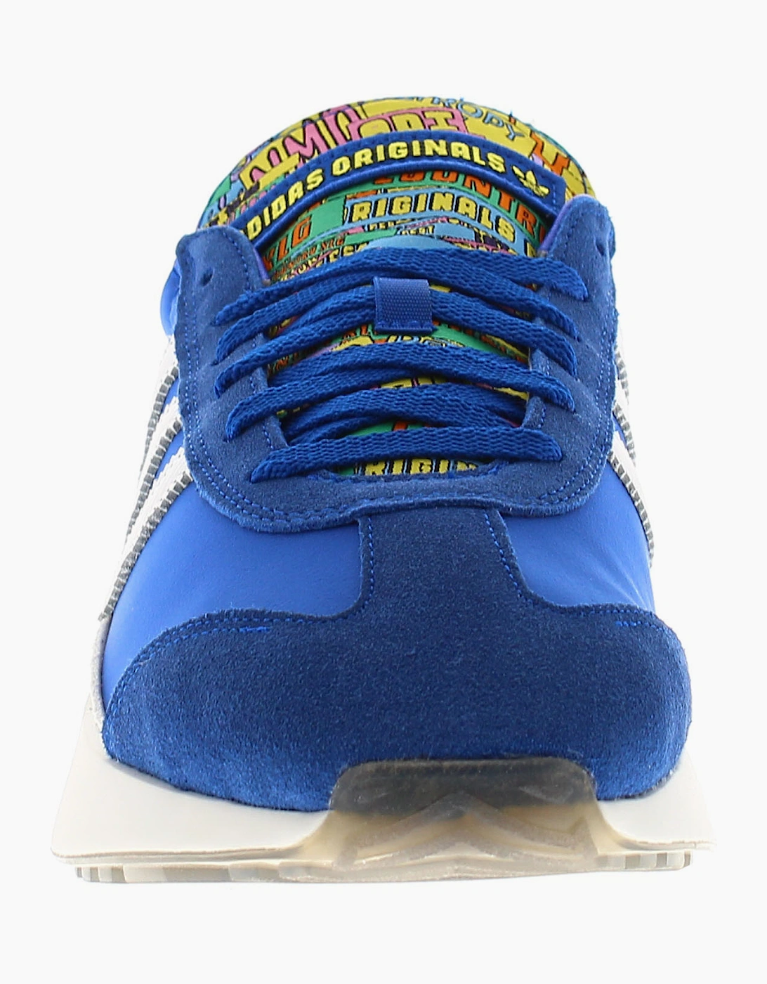 Adidas Originals Mens Trainers Country Xlg Lace Up blue grey white UK Size