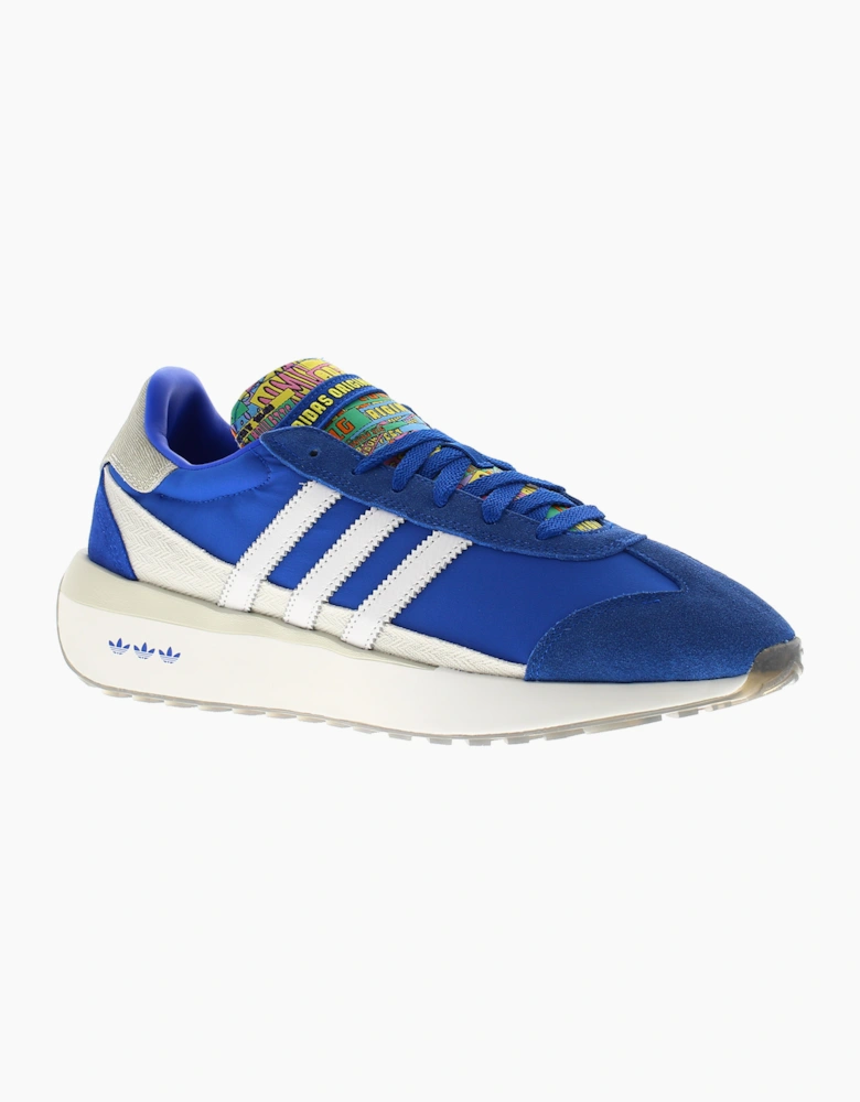 Adidas Originals Mens Trainers Country Xlg Lace Up blue grey white UK Size