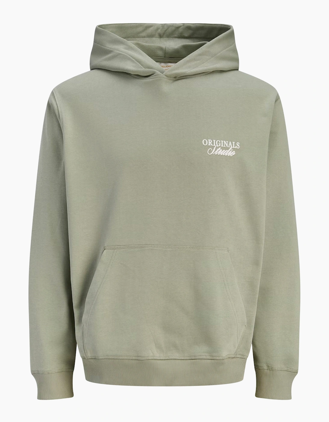 Jack & Jones Overhead Hoodie light brushed with a soft inside finish Seagrass