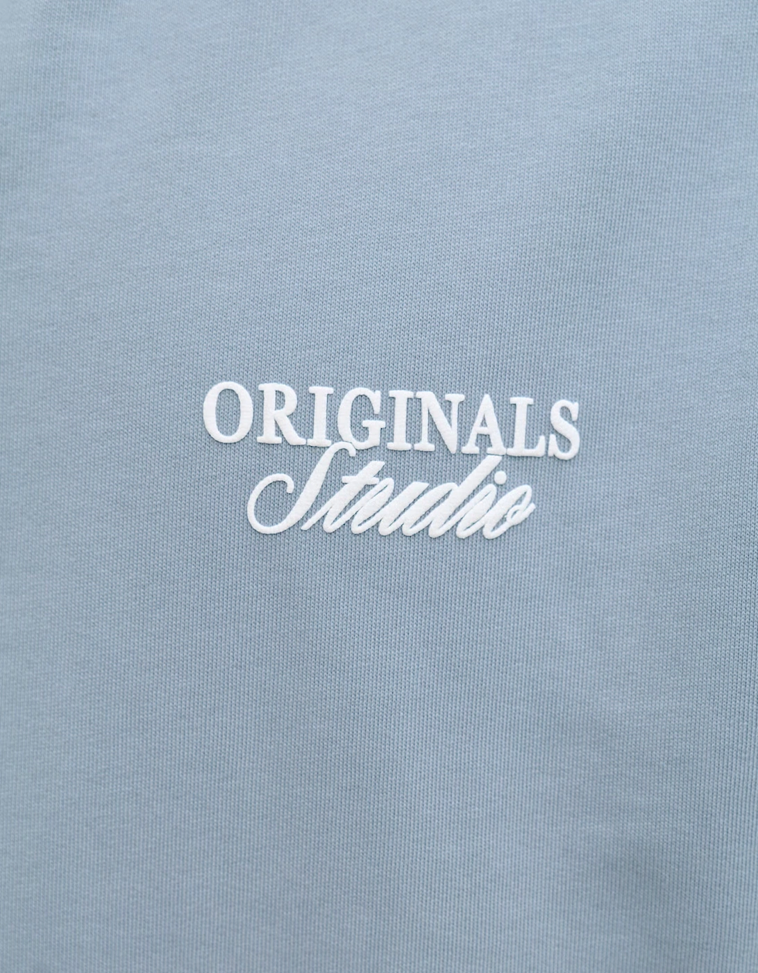 Jack & Jones JJ Overhead Hoodie light brushed with a soft inside finish Tradewinds