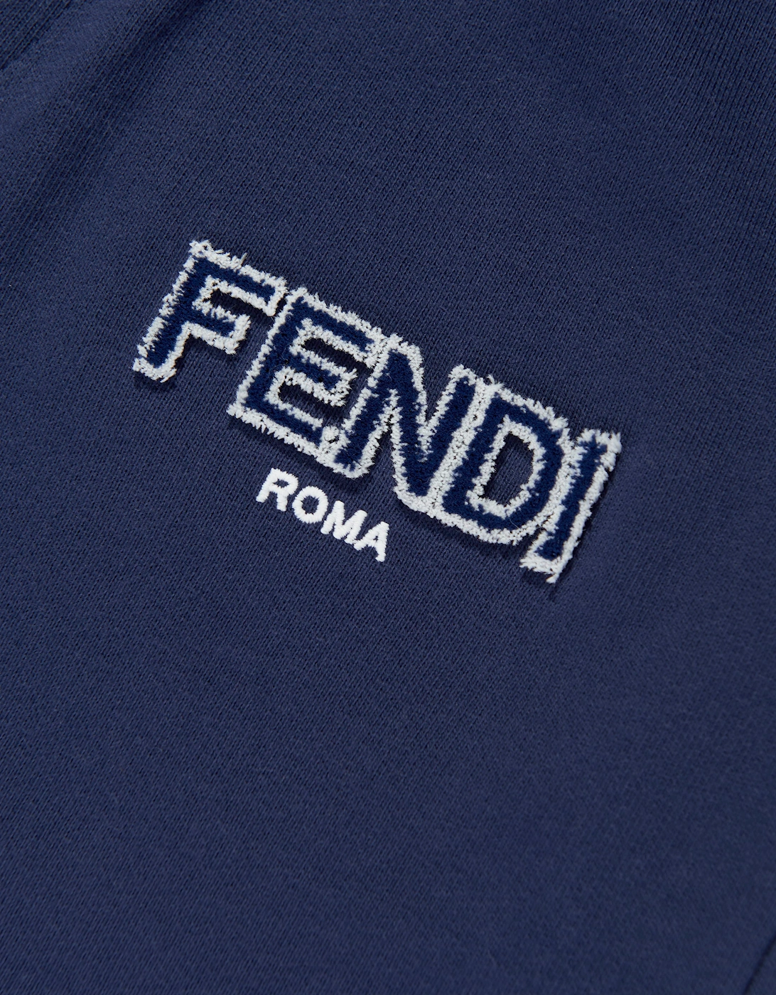 Fendi Boys Logo Joggers in Navy