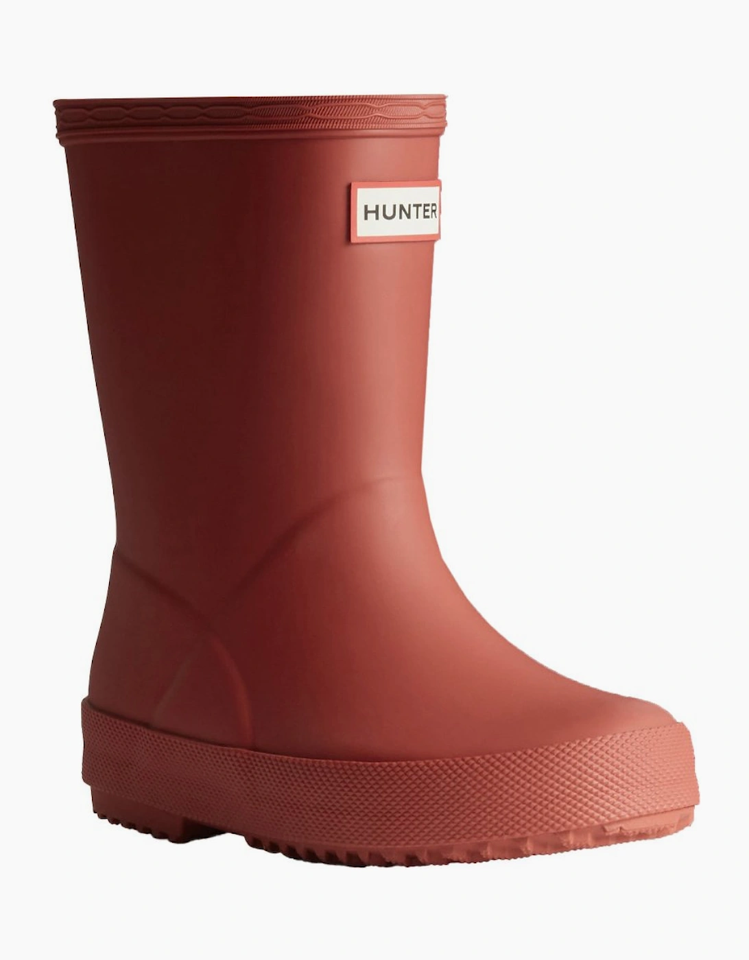 Hunter Girls Military Red Rubber First Wellingtons  4/4 Years Size 4 Kids