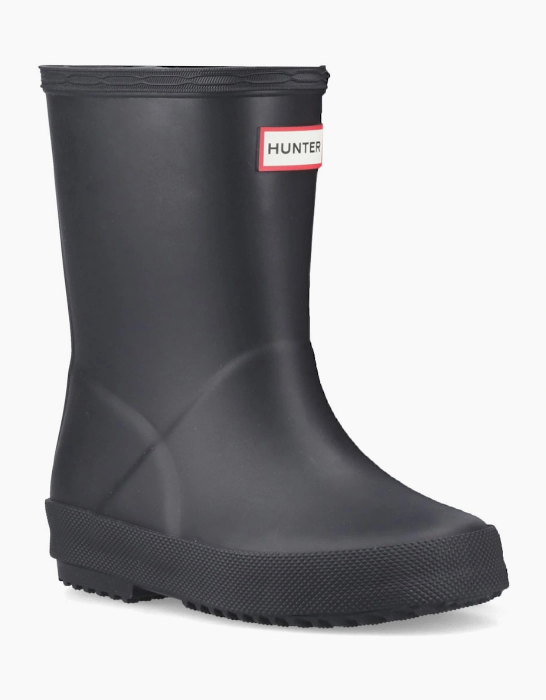 Hunter Girls Black First Matte Wellingtons  5/5 Years Size 5 Kids