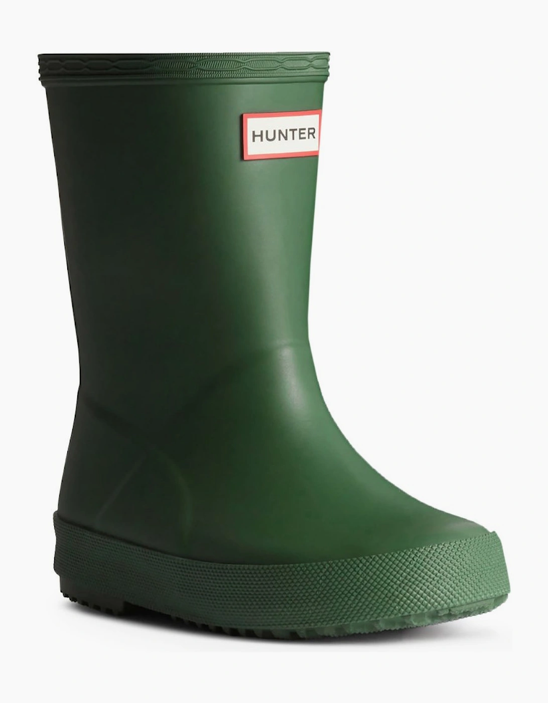 Hunter Girls Green Rubber 'S First Matte Wellingtons  Years/7 Size 7 Kids