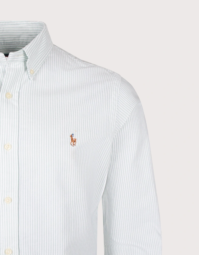 Custom Fit Striped Oxford Shirt