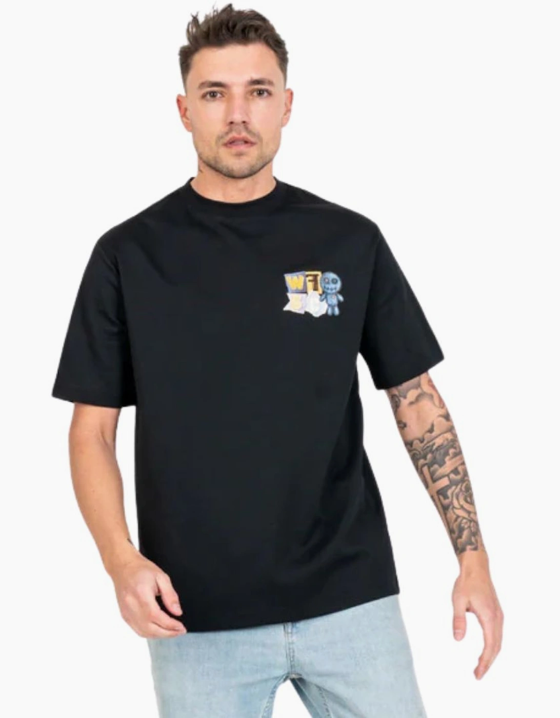 Wrong Friends Social Club Black T-Shirt, 4 of 3