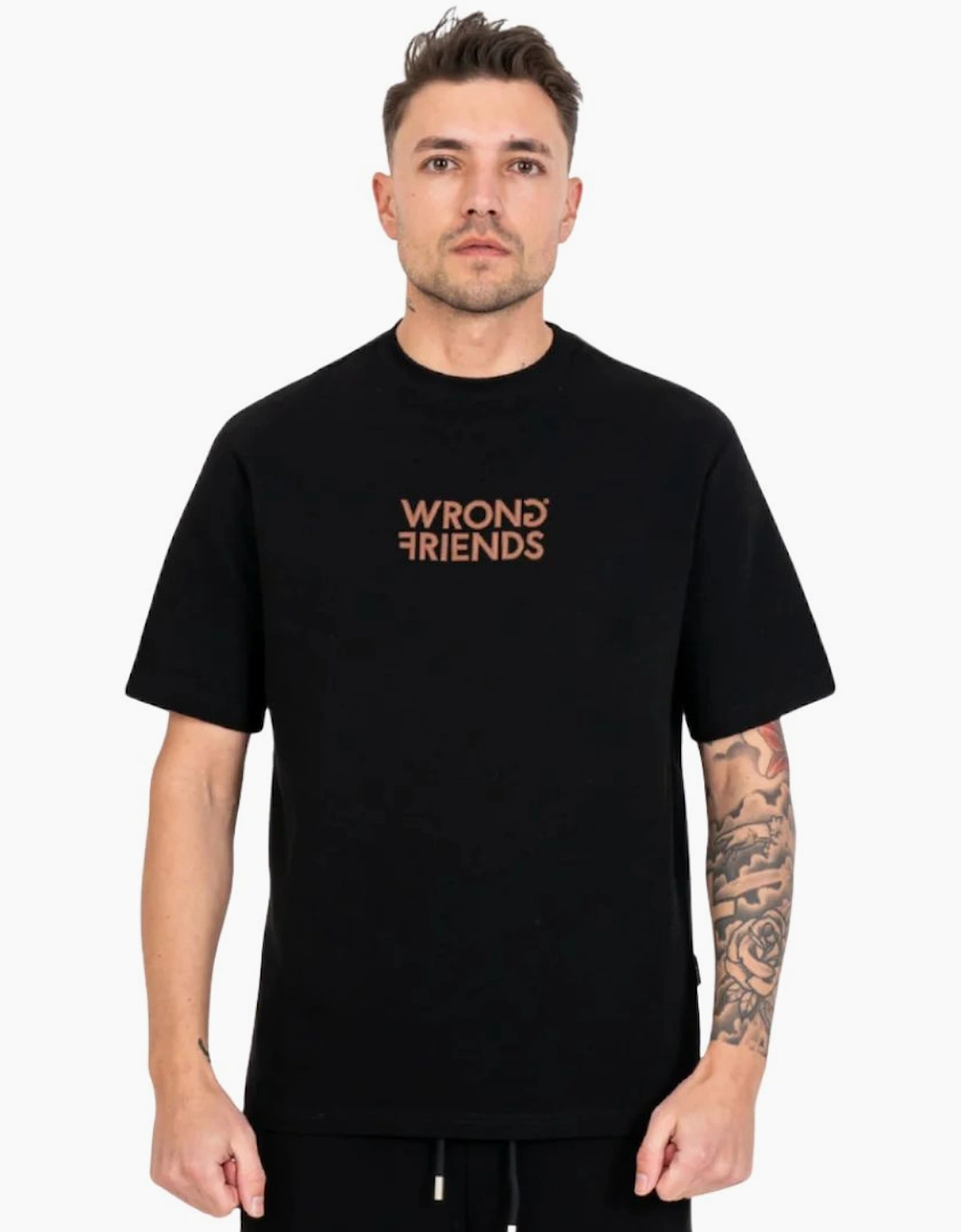 Wrong Friends Santiago Black T-Shirt, 4 of 3