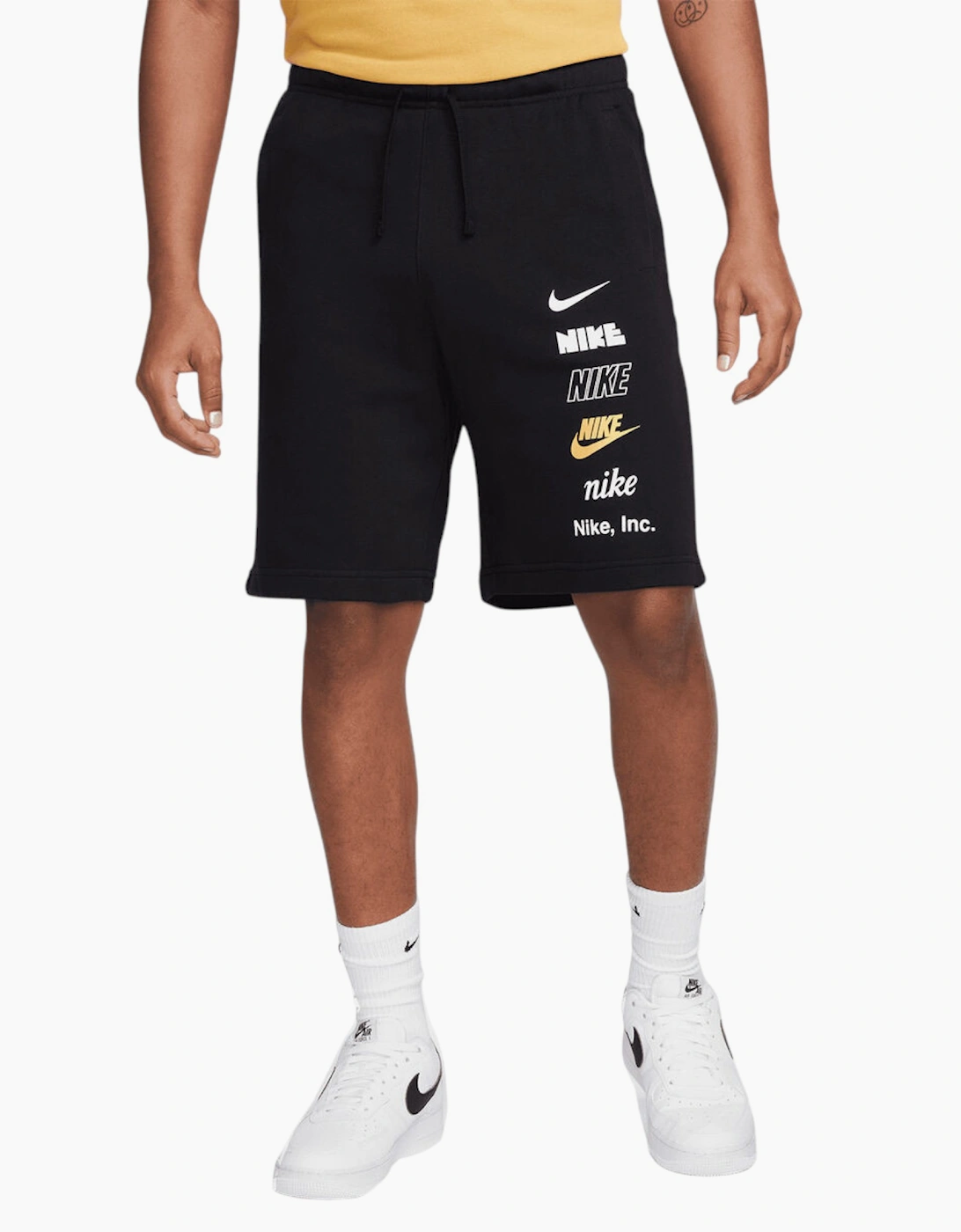 Nike Mens Shorts Summer Terry Sportswear Club plus Swoosh Relaxed Fit Half Pants