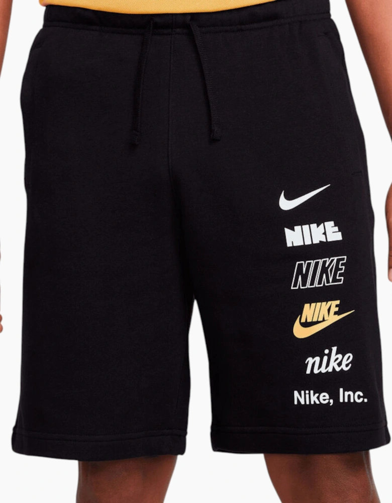 Nike Mens Shorts Summer Terry Sportswear Club plus Swoosh Relaxed Fit Half Pants