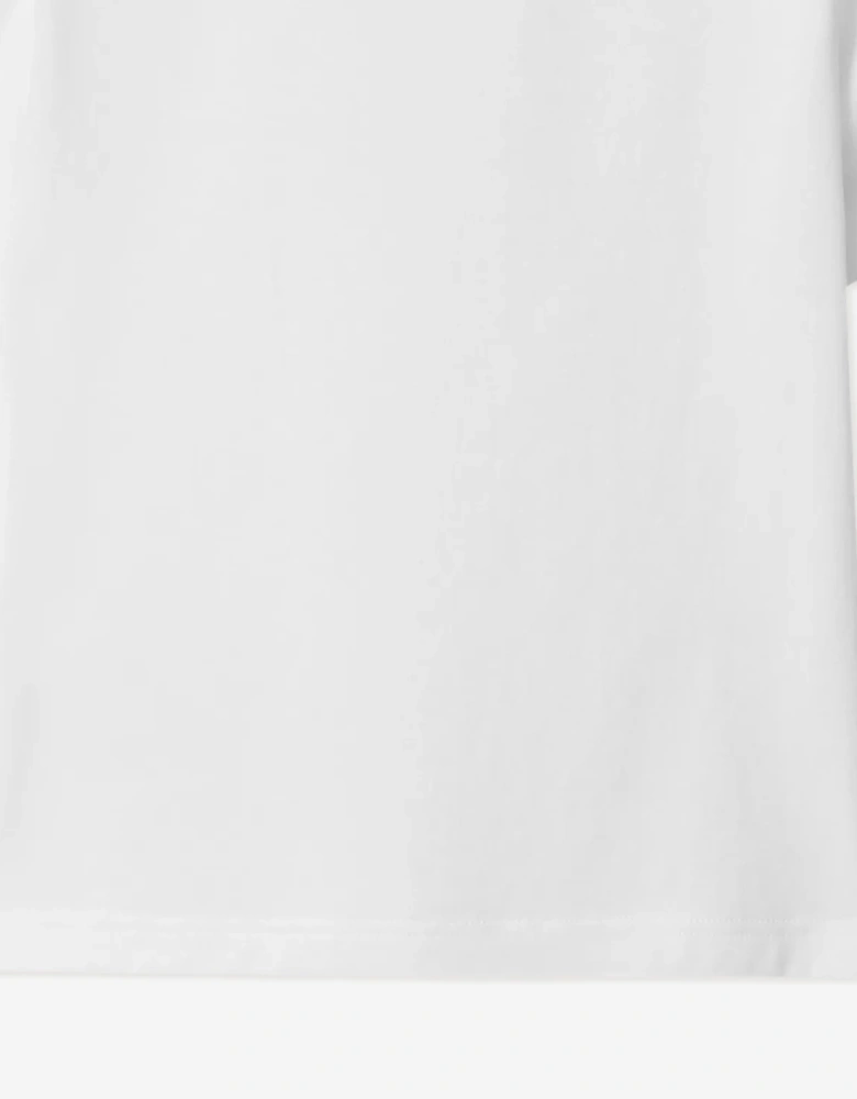 Burberry Boys Cedar Colourful EKD T-Shirt in White