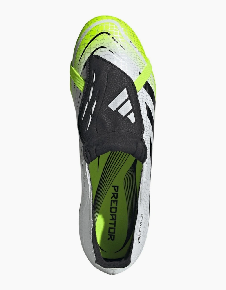 Predator League Fold Over Tongue Firm Ground Football Boots