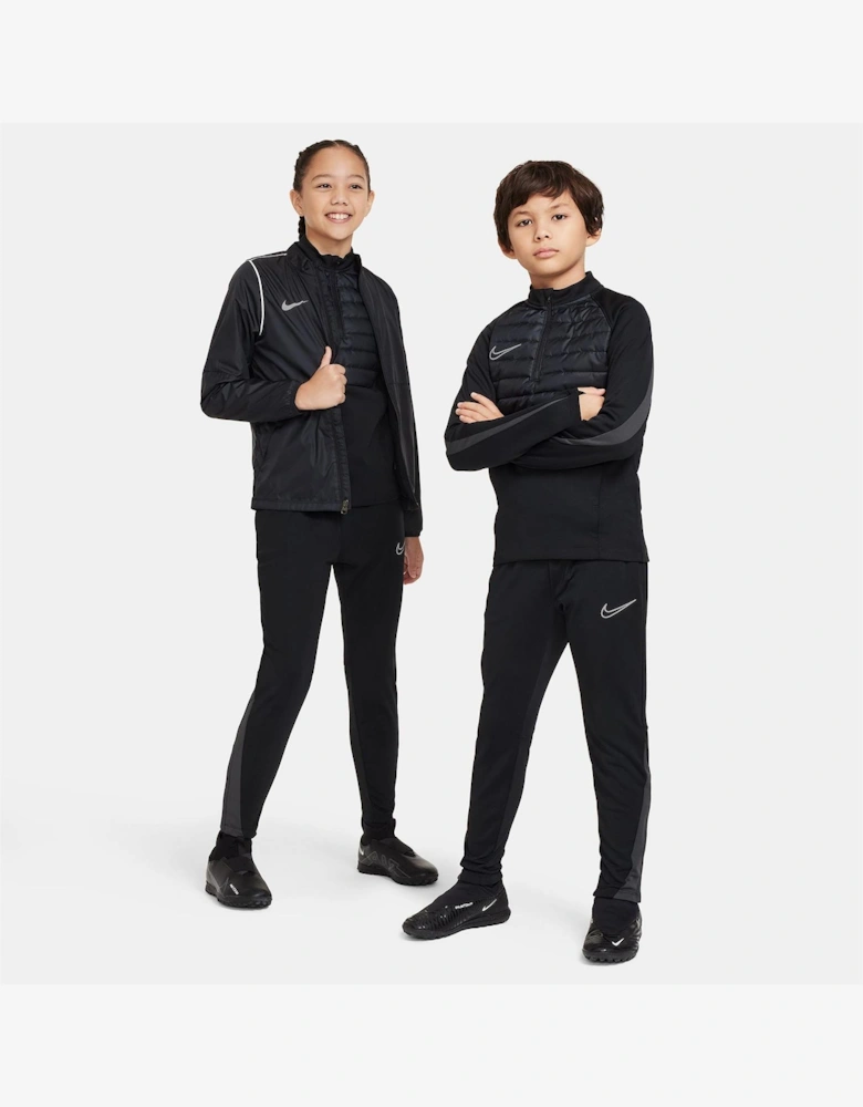 Acad Solid Patterned Slim Track Pants