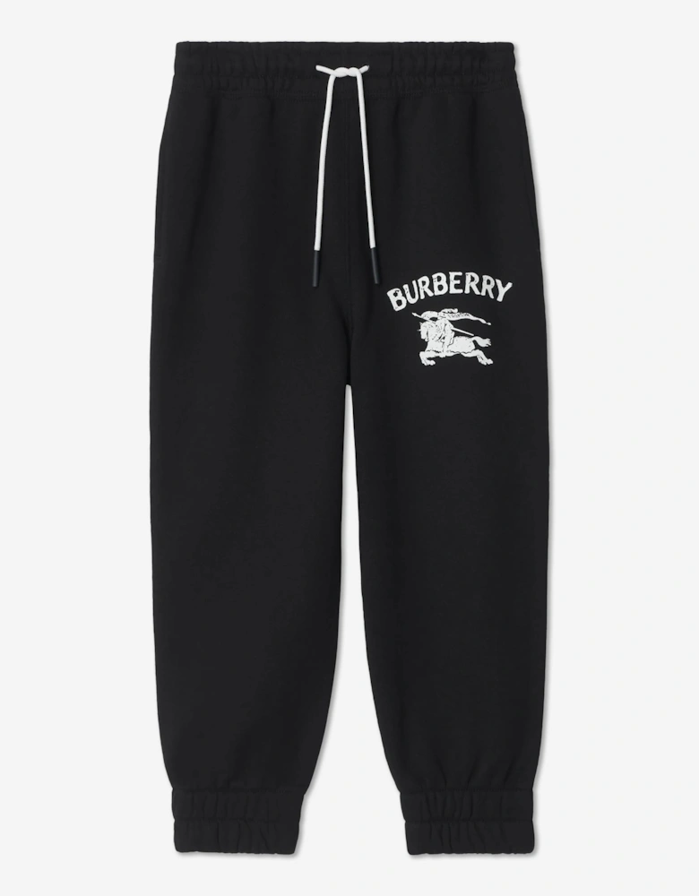 Burberry Boys Jackson EKD Joggers in Black