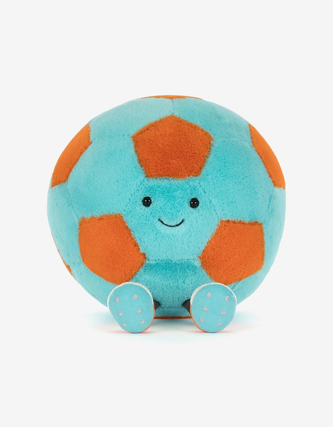 Jellycat Unisex Blue Amuseables Football In (27Cm) - Size: One Size, Kids