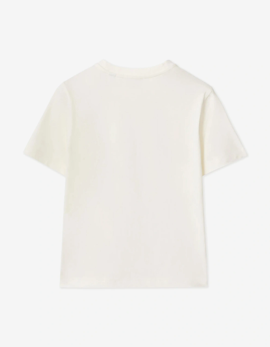 Burberry Boys Cedar Teddy Surf T-Shirt in Ivory