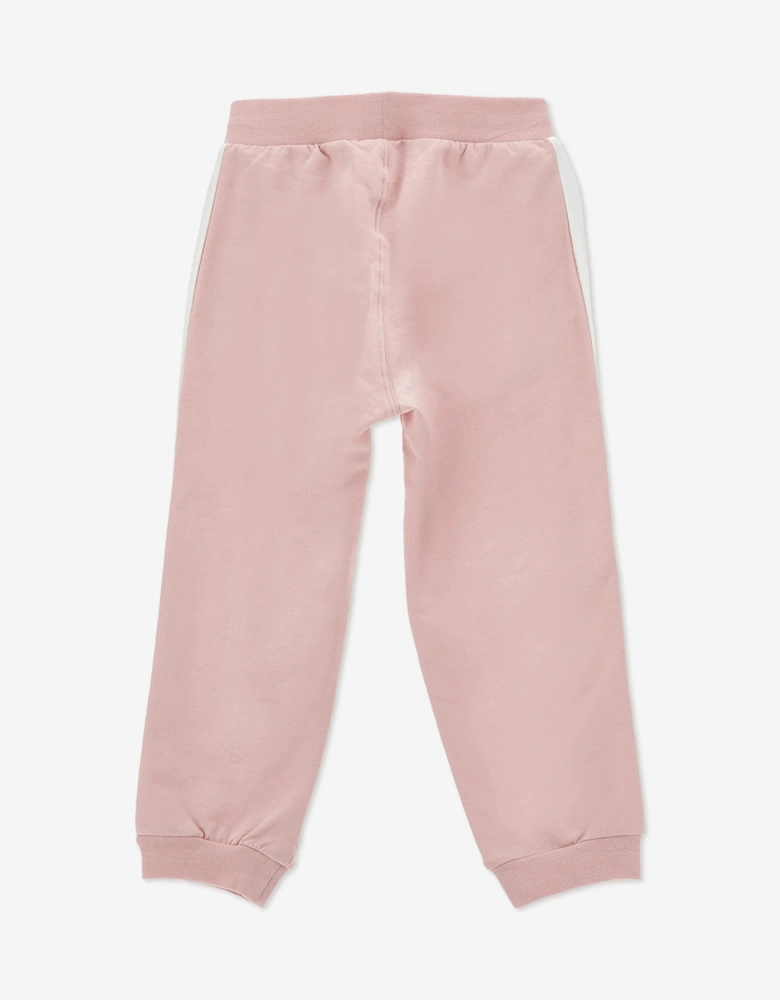 Monnalisa Girls Logo Joggers in Pink