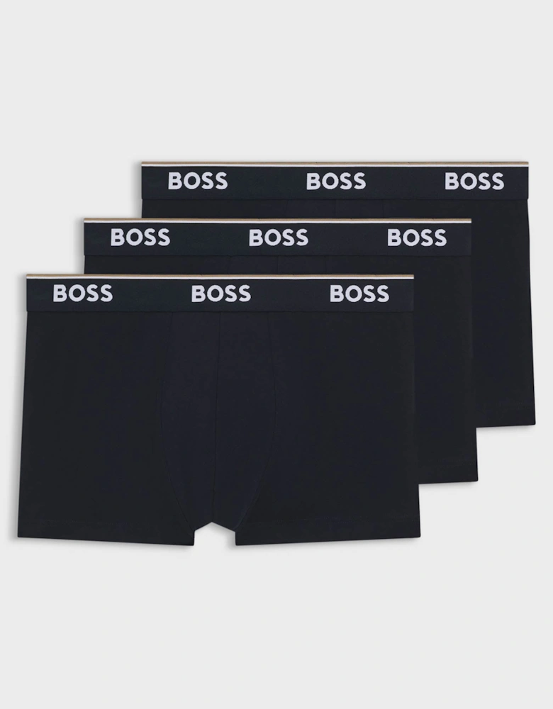 BOSS Orange 3 Pack Mens Power Trunks NOS - Open Blue 480