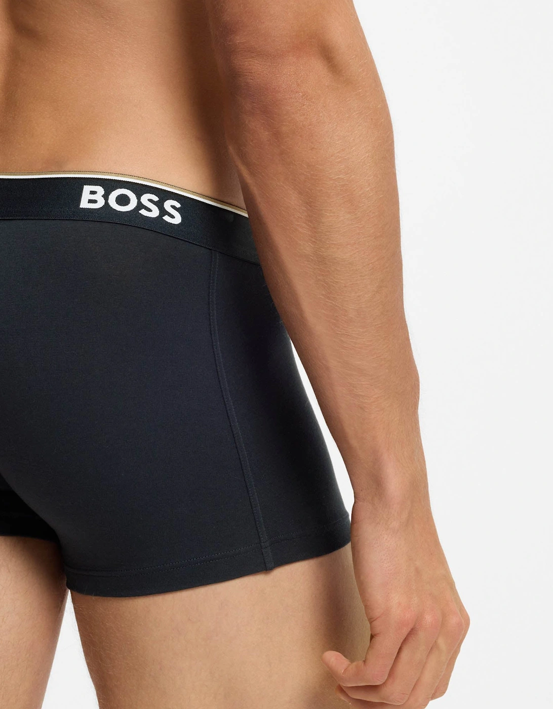 BOSS Orange 3 Pack Mens Power Trunks NOS - Open Blue 480