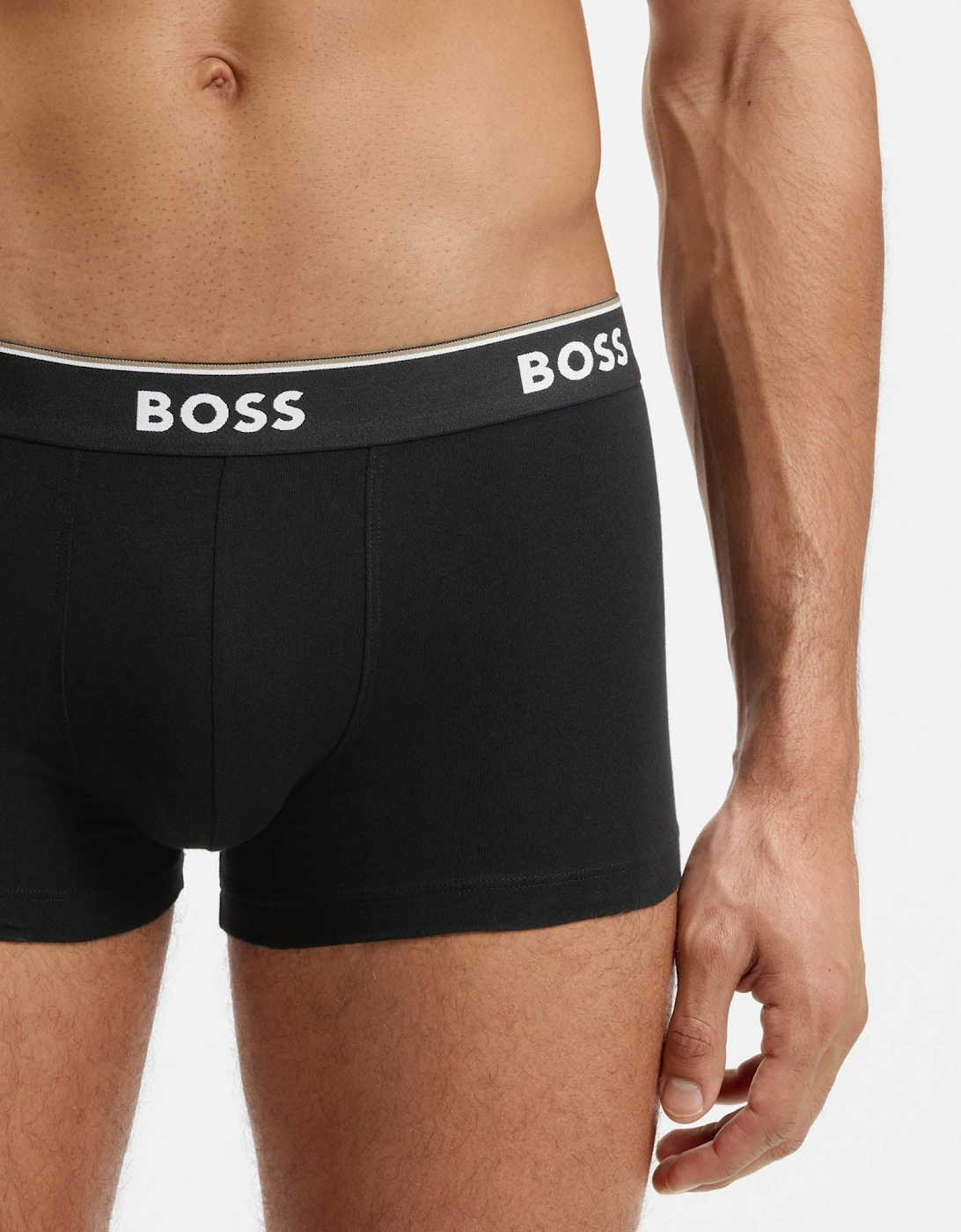 BOSS Orange 3 Pack Mens Power Trunks NOS - Open Grey 061