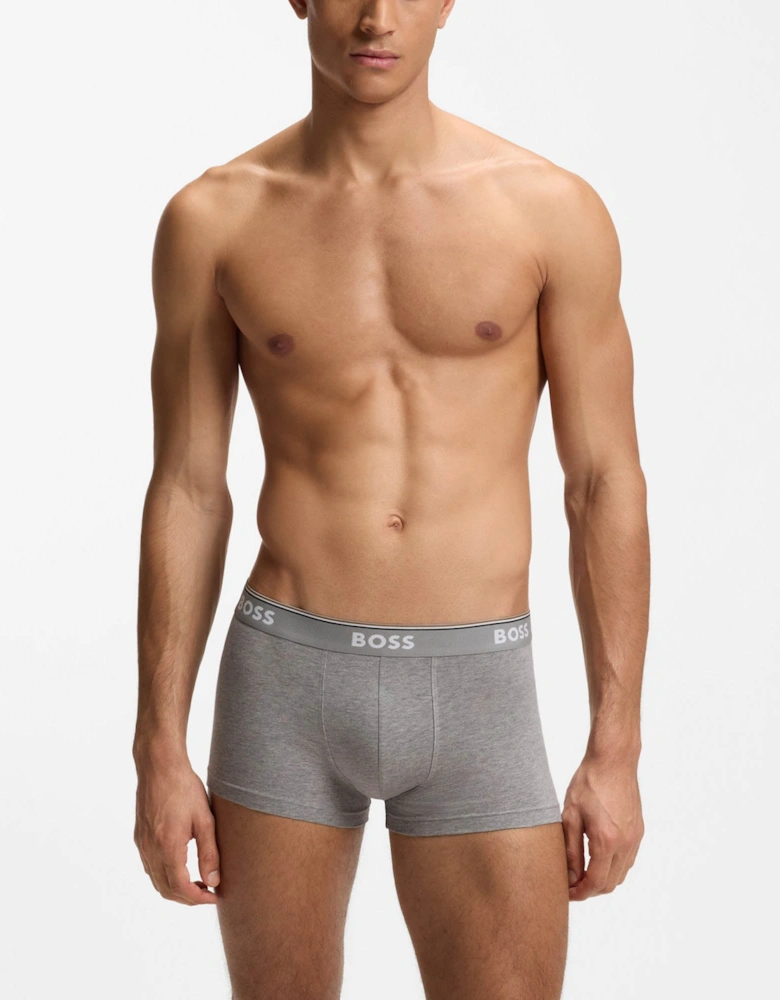 BOSS Orange 3 Pack Mens Power Trunks NOS - Open Grey 061
