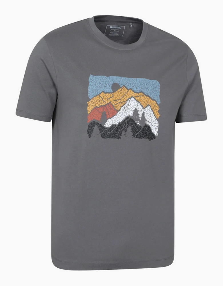 Mountain Warehouse Mens Linear Organic T-Shirt