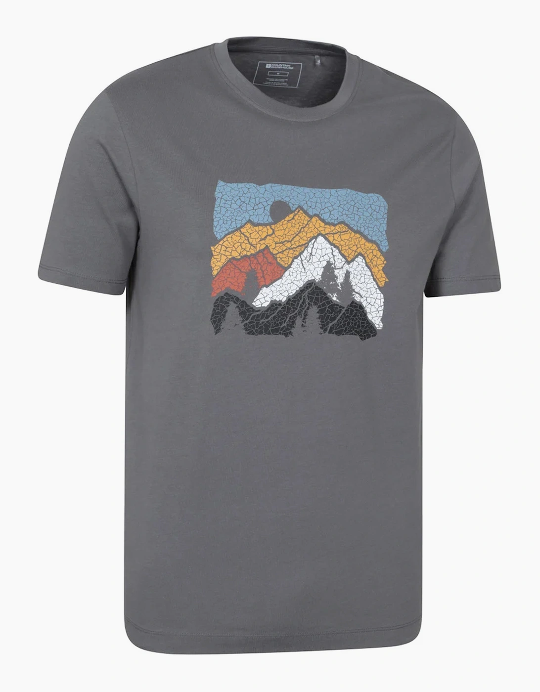 Mountain Warehouse Mens Linear Organic T-Shirt