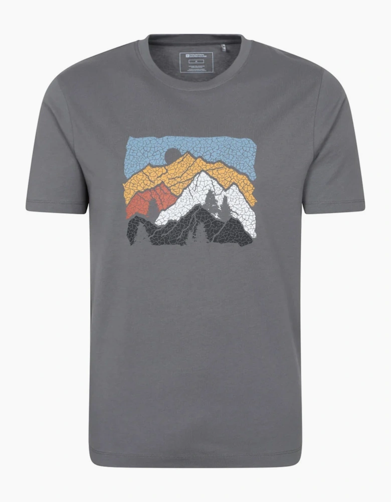 Mountain Warehouse Mens Linear Organic T-Shirt