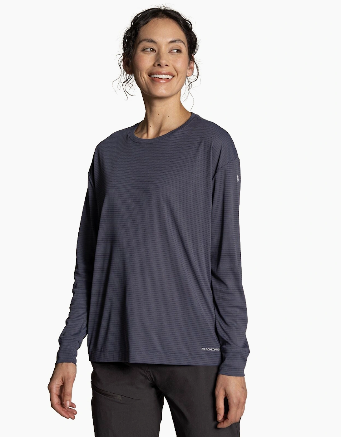 Craghoppers Womens NosiLife SolarShield+ Long Sleeve T-Shirt, 2 of 1