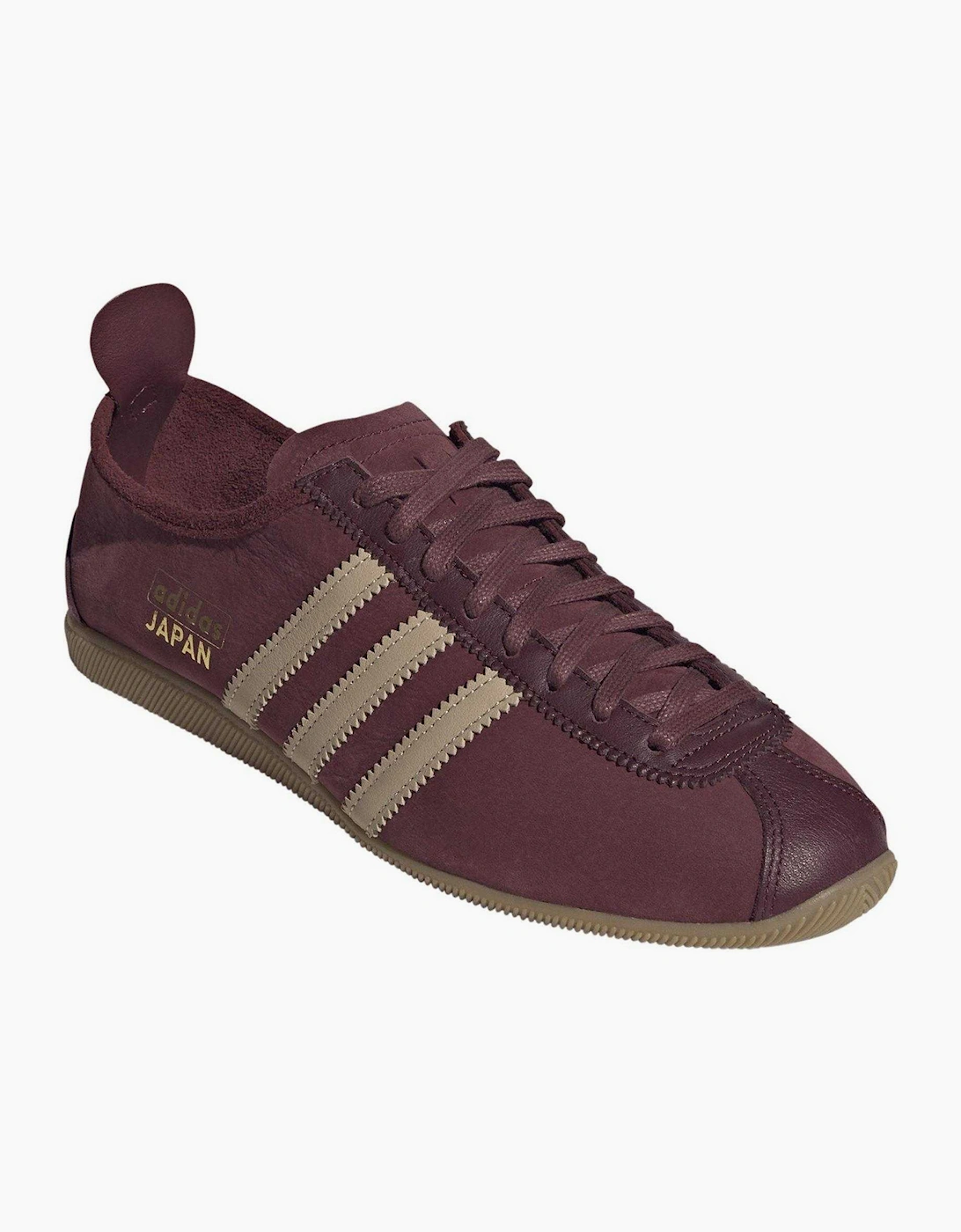 Adidas Men's Red Originals Japan Decon Leather Low Cut Trainers  10 Size 10 Uk