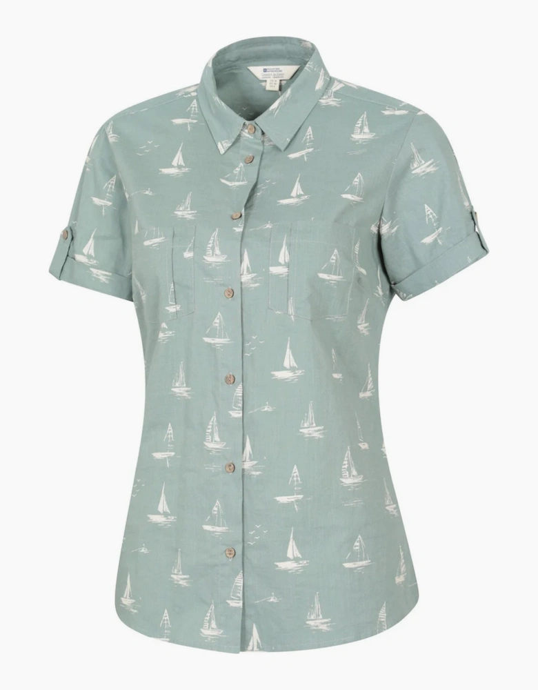 Mountain Warehouse Womens/Ladies Coconut Sailboat Short-Sleeved Shirt