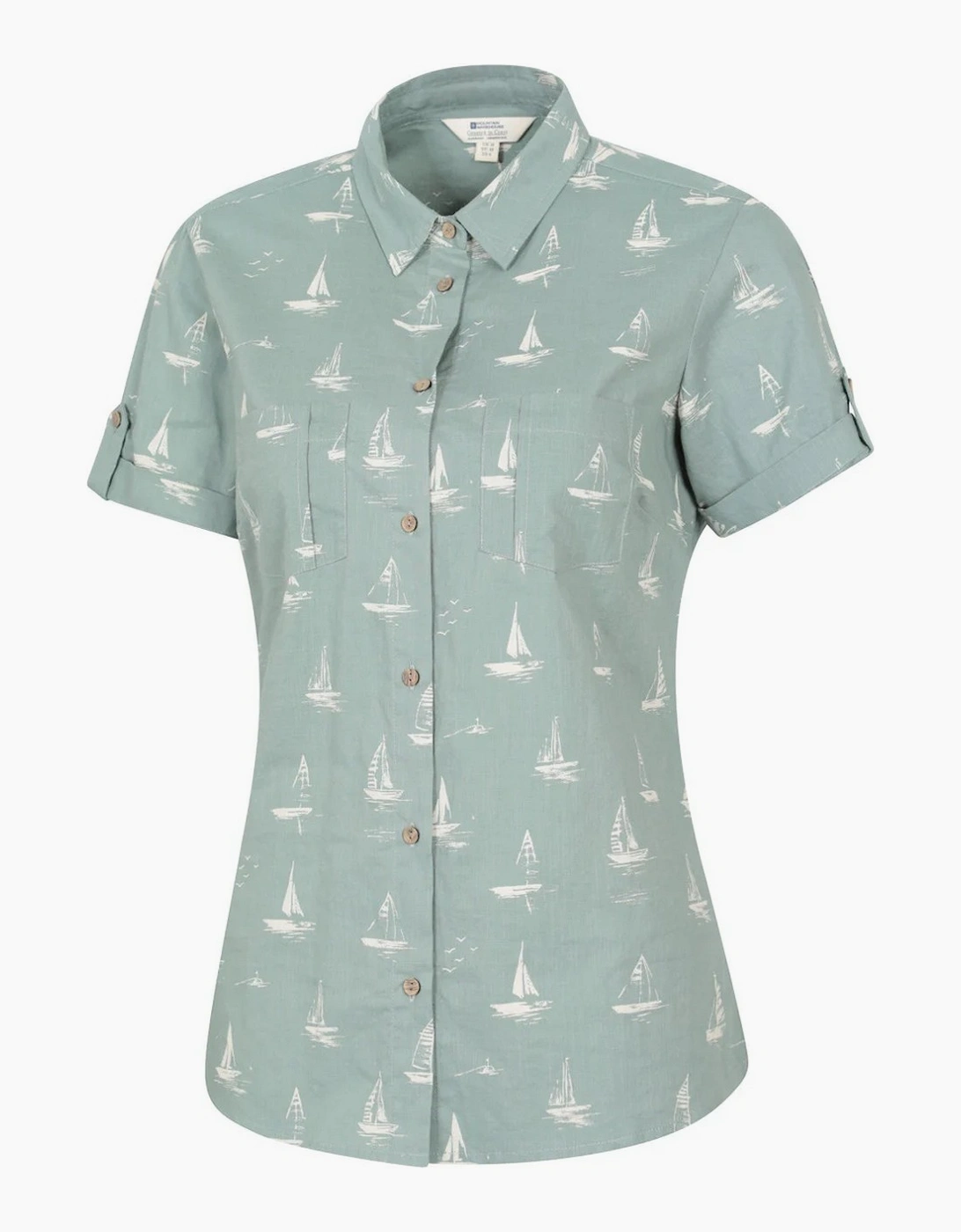 Mountain Warehouse Womens/Ladies Coconut Sailboat Short-Sleeved Shirt