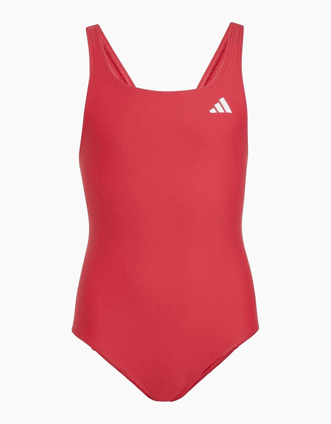 Adidas Girls Red 'S Logo Racerback One Piece Swimsuit  9 Years/10 Years Size 9-10 Years Kids