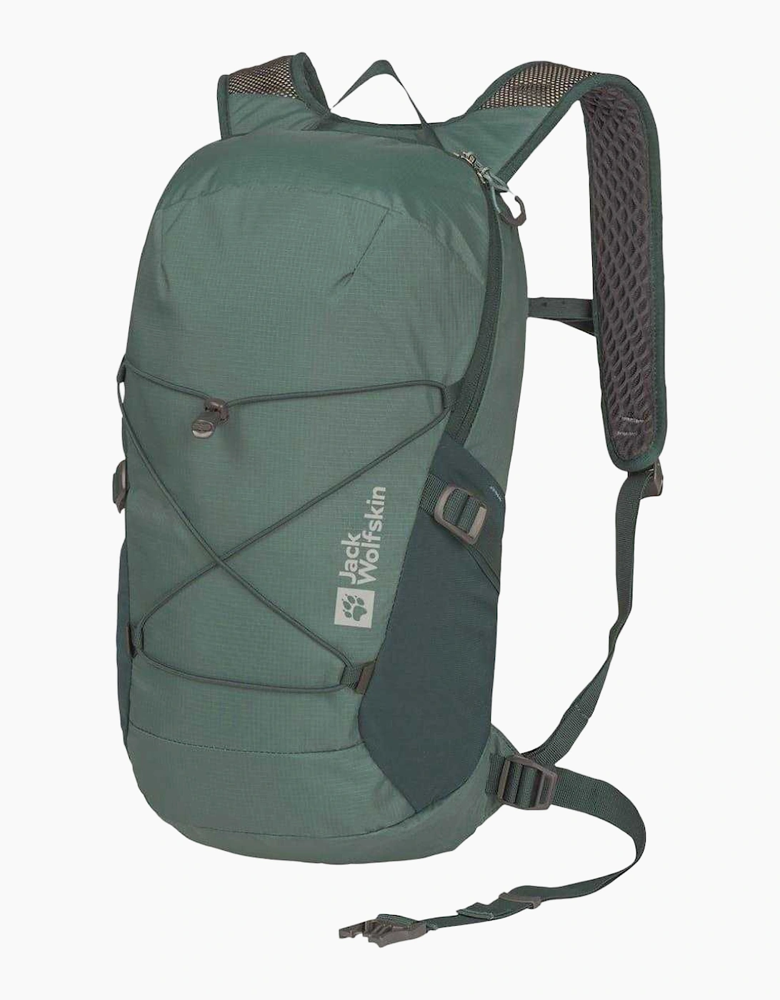 Jack Wolfskin Unisex Green Cyrox Logo 15L Hiking Backpack - Size: One Size