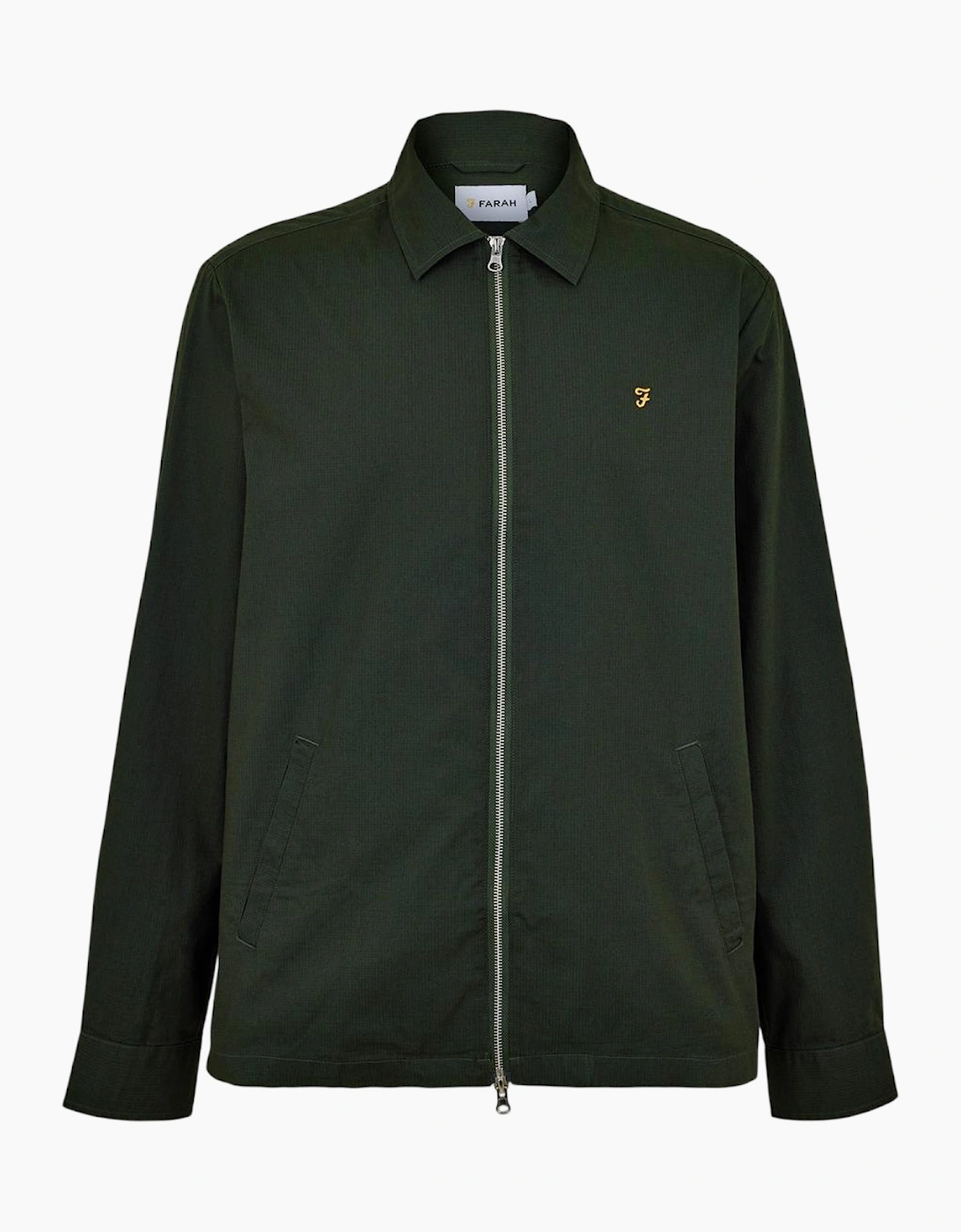 Farah Men's Green Radley Regular Overshirt  Xl